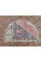 48X73 cm Hand Woven Wonderful Semicircle Vintec Style Carpet, Doorstep Decor, Balcony-Sink Carpet Bek - 8