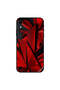 غطاء حماية لجهاز iPhone XR بنقشة زجاج مكسور تجريدية