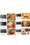 6-in-1 Non-stick Multi Snacks Maker With Panini-grill-waffle-donut-nutty-biscuit-omelet KSM-812 - 6
