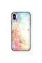 غطاء حماية لهاتف iPhone XS MAX بنقشة زهور ذهبية