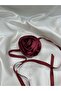 Rose Choker Necklace - Lace-Up Flower Choker Necklace - 2