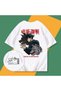 Anime Pattern Unisex Men's T-Shirt Jujutsu Line Fushiguro Megumi ‌