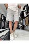 Elastic Gabardine Men's Shorts with Cargo Pockets - 7
