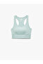 Sleeveless U Neck Window Detailed Sports Bra - 3