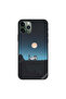 غطاء حماية لجهاز iPhone 11 Pro Max بتصميم قمر ورجل يقفان على سيارة جيب