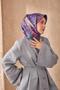 وشاح حريري من نسيج التويل 11473-16 - 3