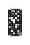 غطاء حماية لجهاز iPhone 11 Pro Max مع أزرار لوحة مفاتيح باللونين الأسود والأبيض