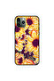 غطاء حماية لجهاز iPhone 11 Pro Max برسومات عباد الشمس