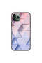 غطاء حماية لجهاز iPhone 11 Pro Max بنمط أشكال مثلثة