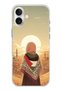 حافظة سيليكون شفافة متوافقة مع هاتف iPhone 16 PLUS من فلسطين فريند غيرل