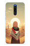 Redmi 8 Compatible Filistine Freedom Girl Transparent Silicone Case