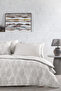 Summer Charme Shiva Double Satin Duvet Cover Set - Mink