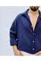 Men's New Season Iron-Free Crinkle Shirt - 5