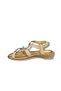 Voyager B160 Women's Stone Patterned Genuine Leather Orthopedic Sole Comfortable and Stylish Sandals - 4