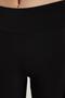 Women's Slim Fit Slim Fit Interlock Black Leggings - 3