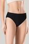 Women's Slip Panties Black Cotton Basic