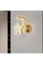 مصباح حائط LED ذهبي فاخر 7472-W قابل للتعتيم بتصميم أنيق