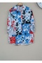 Bol Cut Flower Patterned Women's Shirt