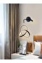 مصباح LED مزدوج حديث 7204 - 3 أوضاع إضاءة - مصباح حائط أنيق مع كشاف مدمج - طاقة 23 وات