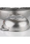 6 Piece Set Heavy-Duty Stainless Steel Colander Strainer Set - 6