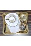 Luxury Gold Bone Porcelain Coffee Cup Set 03Gld01 - 2