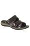 25Y Nbl03 Black Women's Genuine Leather Daily Slippers
