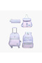 Floral Print Backpack with Adjustable Straps and Zip Closure - 33x46x17 cms - 8