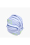 Floral Print Backpack with Adjustable Straps and Zip Closure - 33x43x16 cms - 7