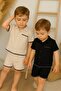 Boy's Stitched Shirt Shorts Set - 5