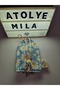 Blue Daisy Patterned Organizer Fabric Keychain - 7