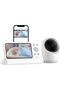Baby Monitor E21 with 4K Camera, Hybrid Wi-Fi and No Wi-Fi Connection, App and Monitor Control, - 2