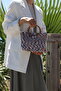 Mixed Color, Wooden Handle Knitting Bag - Hand Knitting - Moly Thread - 3
