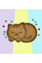 Sleeping Cat Mosaic Art Set - Artistic Mosaic Children's Activity Set with Wooden Figures - DIY Set - 2