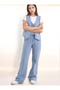 Denim Vest Bottom&Top Girls' Double Casual Suit Pants&Vest - 2