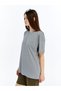 Women's Oversize Crew Neck Loose Fit T-Shirt Vibrant Non-Fading T-Shirt - 5