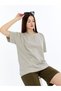 Women's Oversize Crew Neck Loose Fit T-Shirt Vibrant Non-Fading T-Shirt