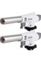 Portable Auto Ignition Gas Torch Flamethrower– Butane Blowtorch for Cooking, Soldering, Weldi - 2