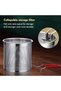 Mini 304 Stainless Steel Deep Pot with Handle & Strainer Basket, Mini Fryer, Food Grade Fryer with L - 8