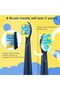 Kids Electric Toothbrush, Rechargeable Sonic Soft Bristle Toothbrushes with 8 Brush Heads, DIY - 8
