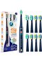 Kids Electric Toothbrush, Rechargeable Sonic Soft Bristle Toothbrushes with 8 Brush Heads, DIY