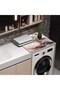 Marble Pattern Washing and Drying Machine Cover Drawer Refrigerator Protection Washable Cover - 3