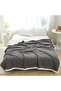 Home Thick Bed Blanket Double Side Lamb Cashmere Fleece Plaid Blanket Winter Warm Throw Sofa Cover N