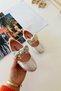 My Little Girl's Elastic Girls' Orthopedic Ballerinas with Bow Bear Detail - Silver