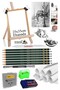 Graduated Pencil Set 25X35 Duralite Desktop Drawing Easel Set Picture Paper Pencil Extension Shadow