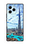 غطاء حماية لهاتف Honor 60 SE مع سحابات برج خليفة