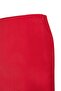Red Mini Wool Skirt - 2