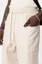 Baggy Linen Trousers with Side Pockets Natural - 5