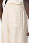 Baggy Linen Trousers with Side Pockets Natural - 8
