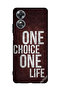 غطاء حماية لهاتف Oppo A17 One Choice One Life