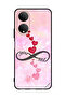 غطاء حماية لهاتف Honor X7 Hearts You Infinity Me